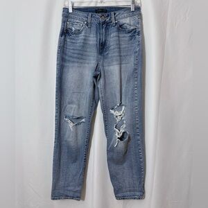 Sincerely Jules High Rise Boyfriend Distressed Jeans Size 5